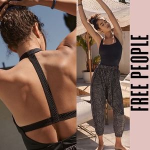 Free People onesie one-piece pull-on jumpsuit harem similar to hot shot